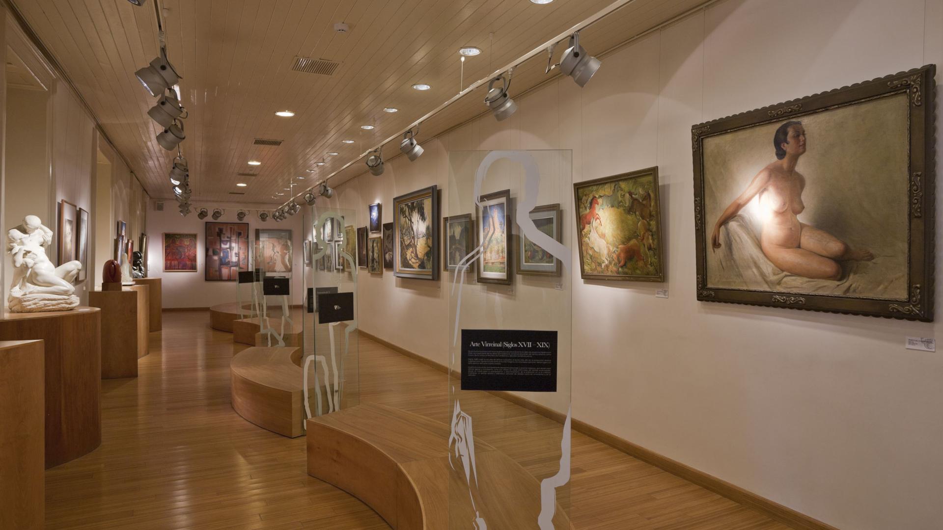 Interior del Museo de Arte y Artesanía de Linares